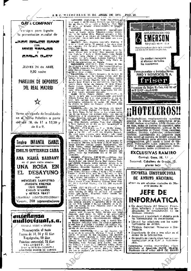 ABC MADRID 23-04-1975 página 82