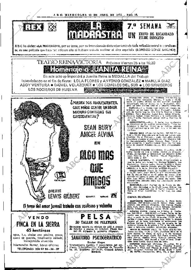 ABC MADRID 23-04-1975 página 83