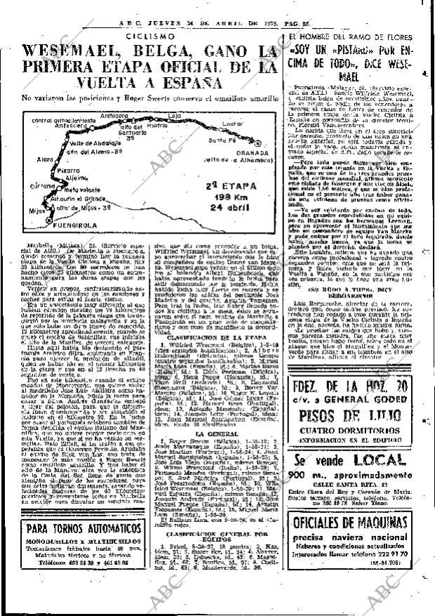 ABC MADRID 24-04-1975 página 109