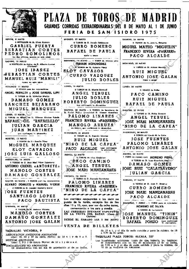 ABC MADRID 24-04-1975 página 138