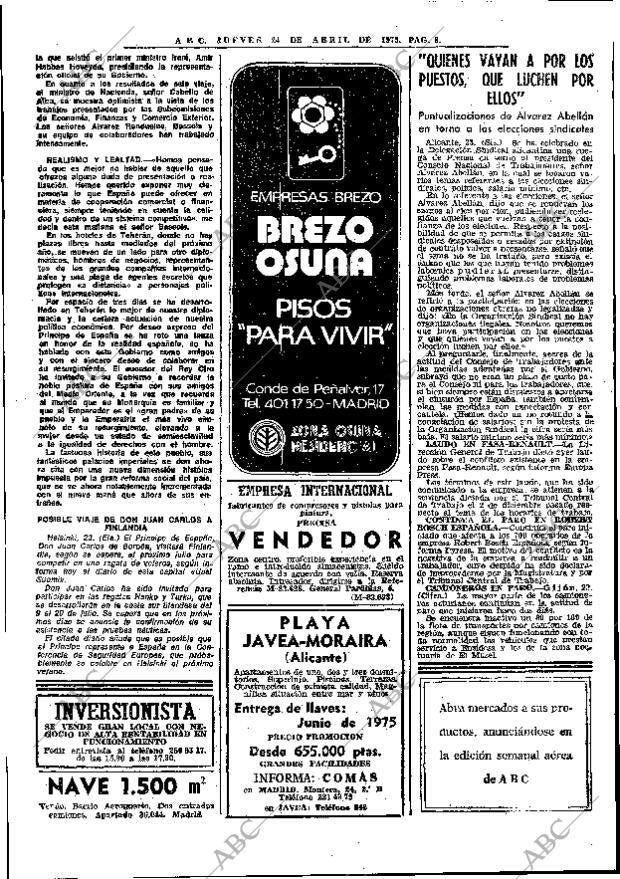 ABC MADRID 24-04-1975 página 32