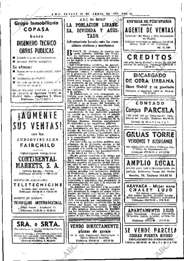 ABC MADRID 24-04-1975 página 38
