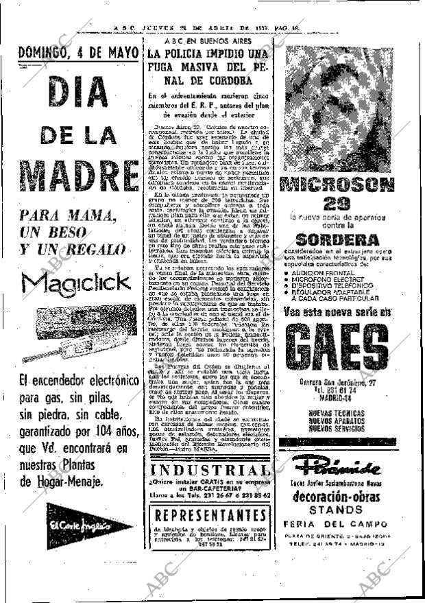 ABC MADRID 24-04-1975 página 40