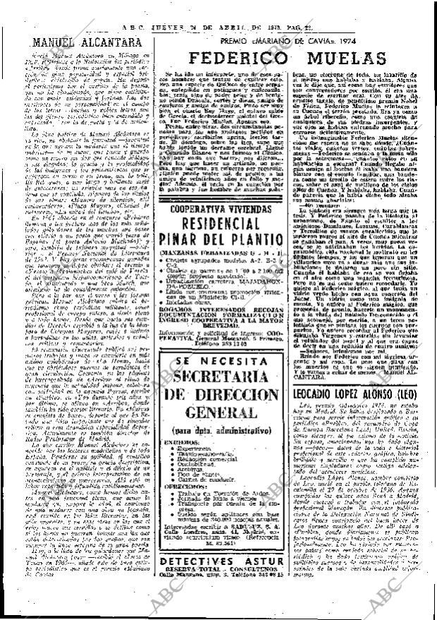ABC MADRID 24-04-1975 página 47