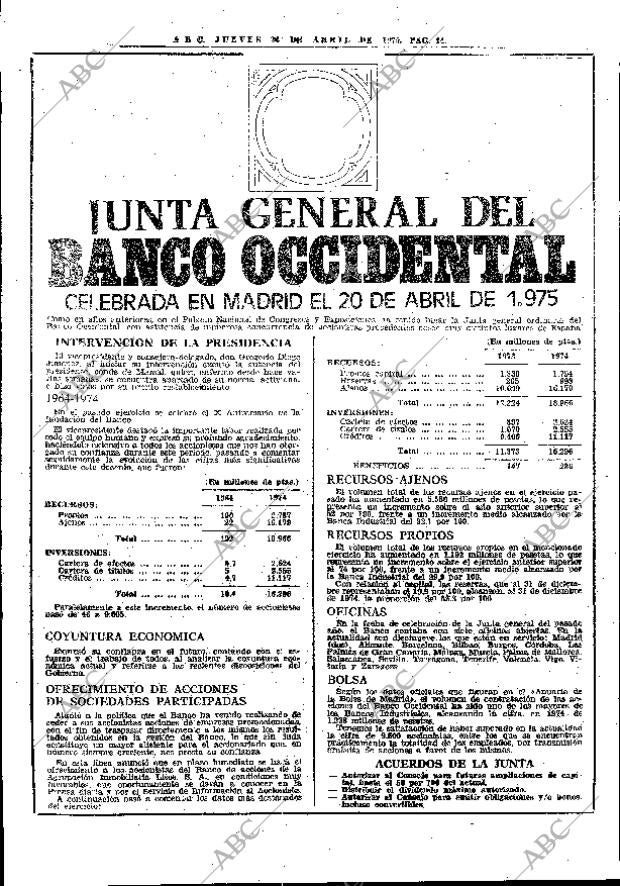 ABC MADRID 24-04-1975 página 68