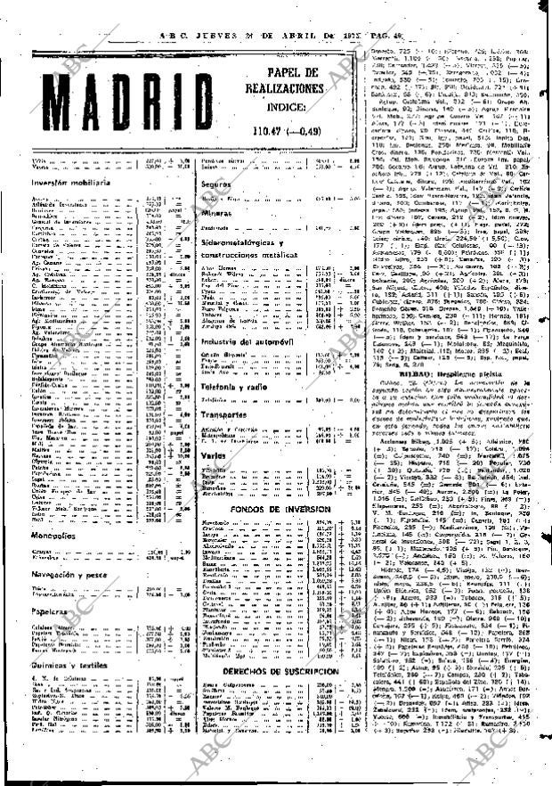 ABC MADRID 24-04-1975 página 73