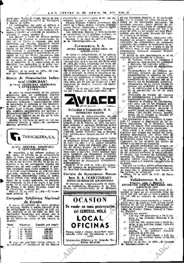 ABC MADRID 24-04-1975 página 76