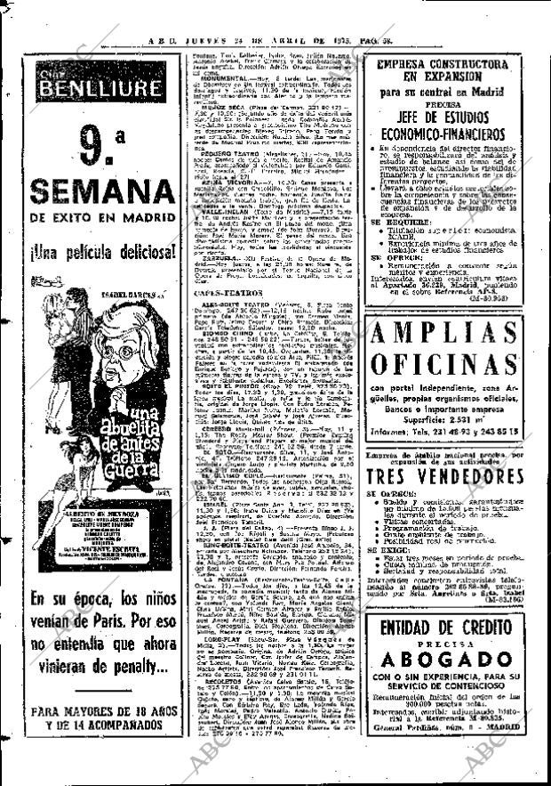 ABC MADRID 24-04-1975 página 82