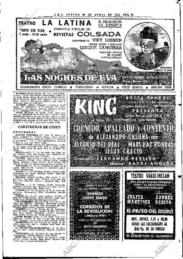 ABC MADRID 24-04-1975 página 83