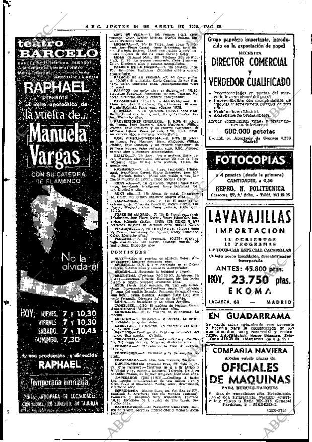 ABC MADRID 24-04-1975 página 84