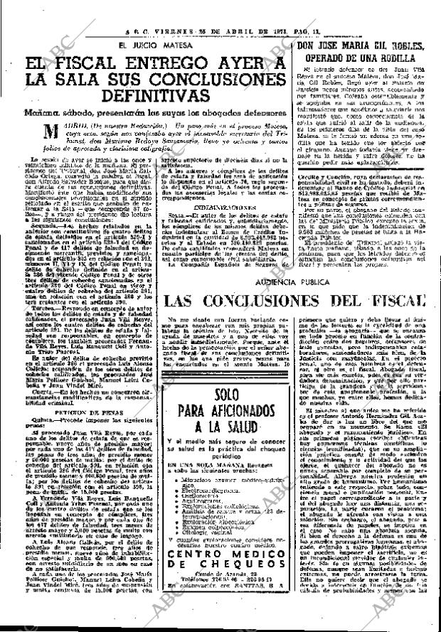 ABC MADRID 25-04-1975 página 39