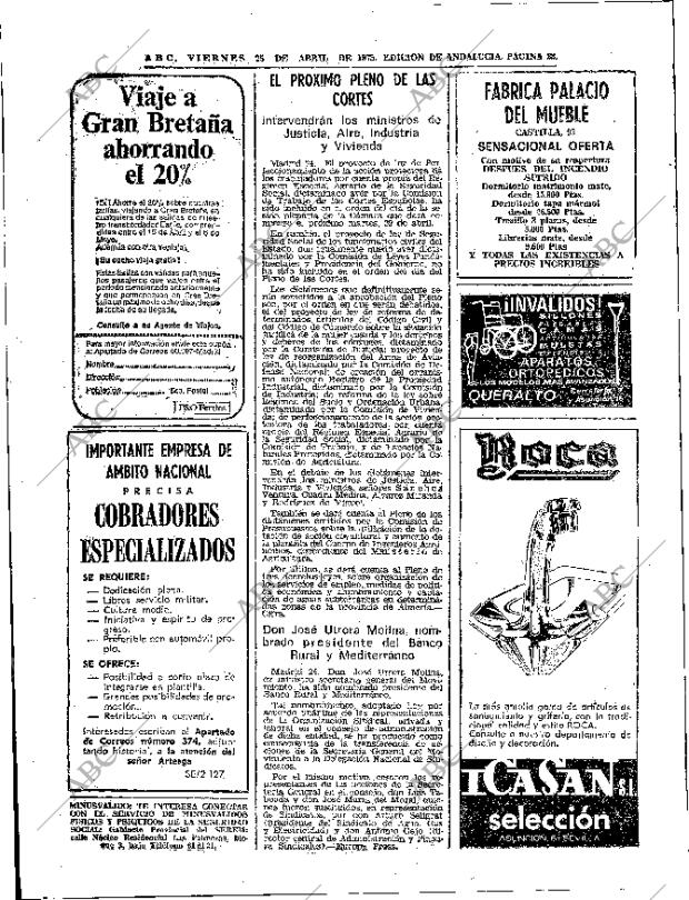 ABC SEVILLA 25-04-1975 página 22