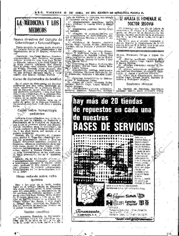 ABC SEVILLA 25-04-1975 página 41