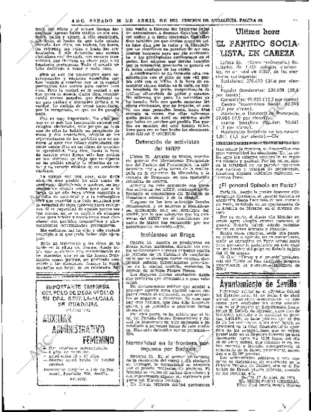 ABC SEVILLA 26-04-1975 página 40