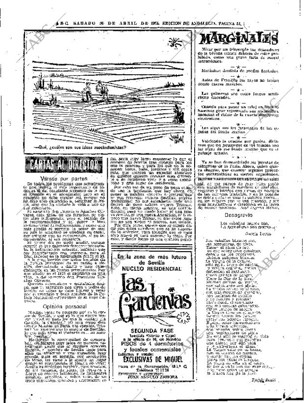 ABC SEVILLA 26-04-1975 página 51