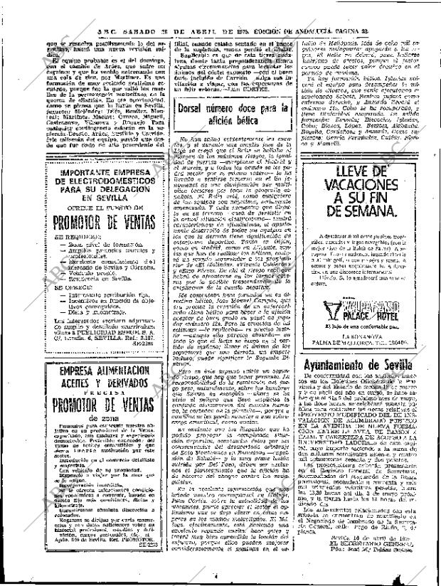 ABC SEVILLA 26-04-1975 página 62