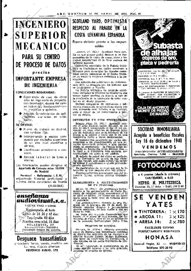 ABC MADRID 27-04-1975 página 106