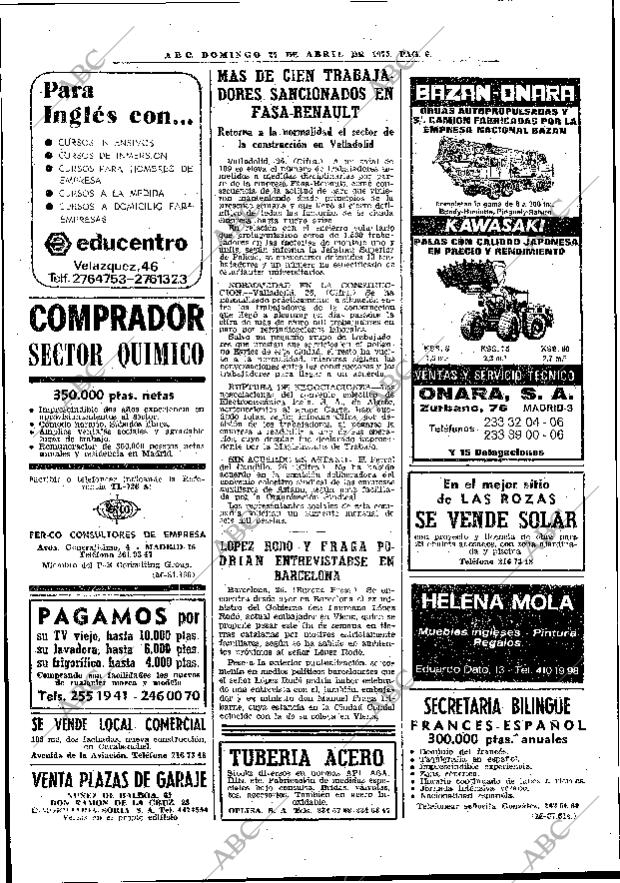 ABC MADRID 27-04-1975 página 22