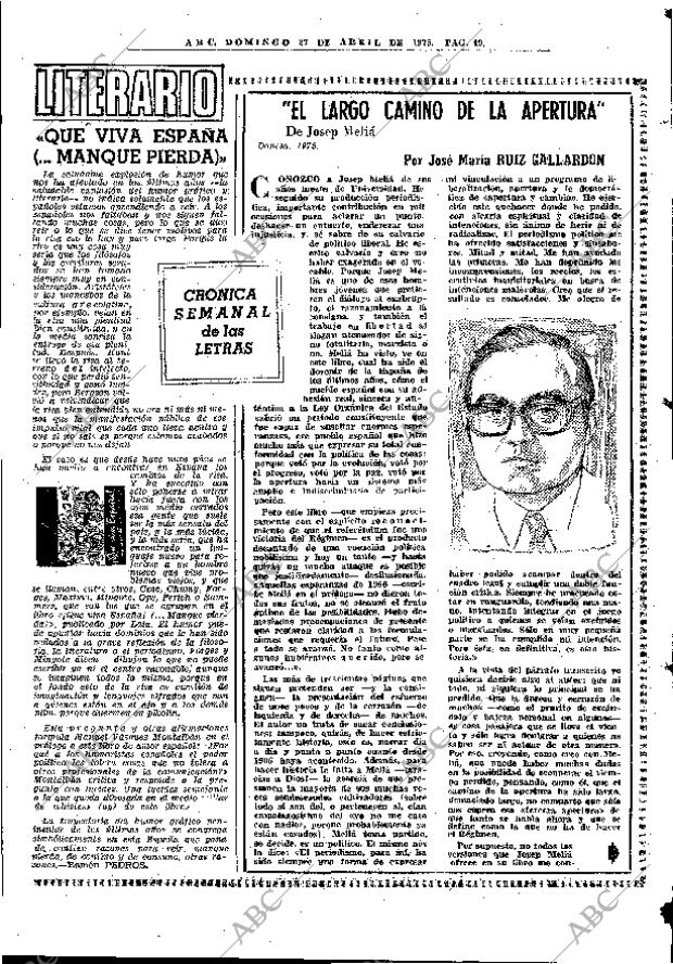 ABC MADRID 27-04-1975 página 65
