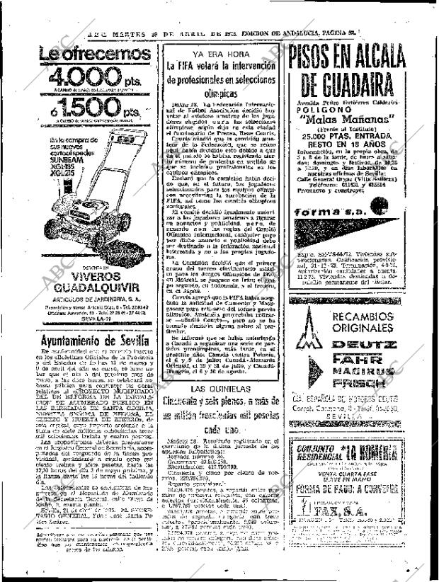 ABC SEVILLA 29-04-1975 página 62