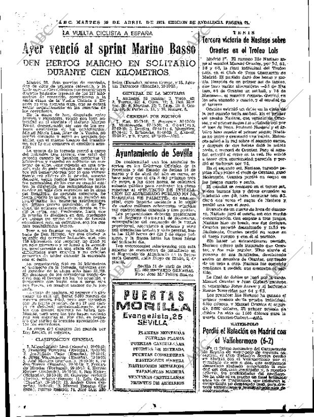 ABC SEVILLA 29-04-1975 página 71