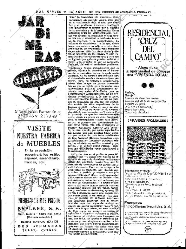 ABC SEVILLA 29-04-1975 página 87