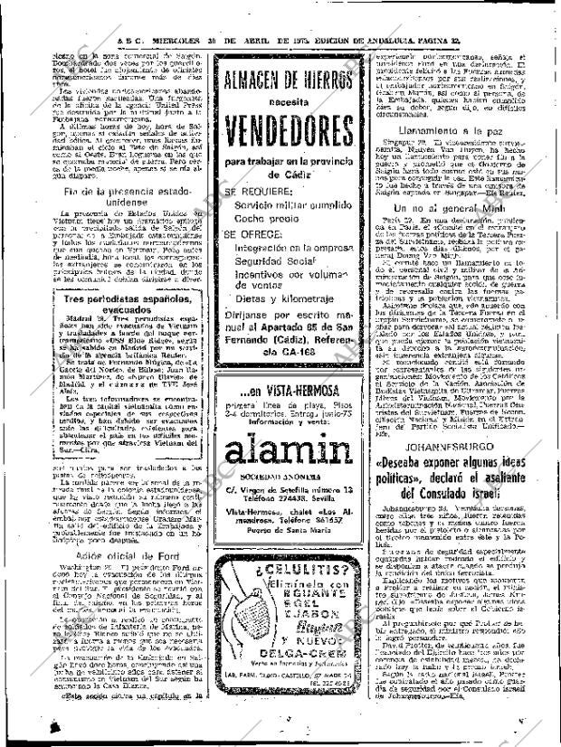 ABC SEVILLA 30-04-1975 página 32
