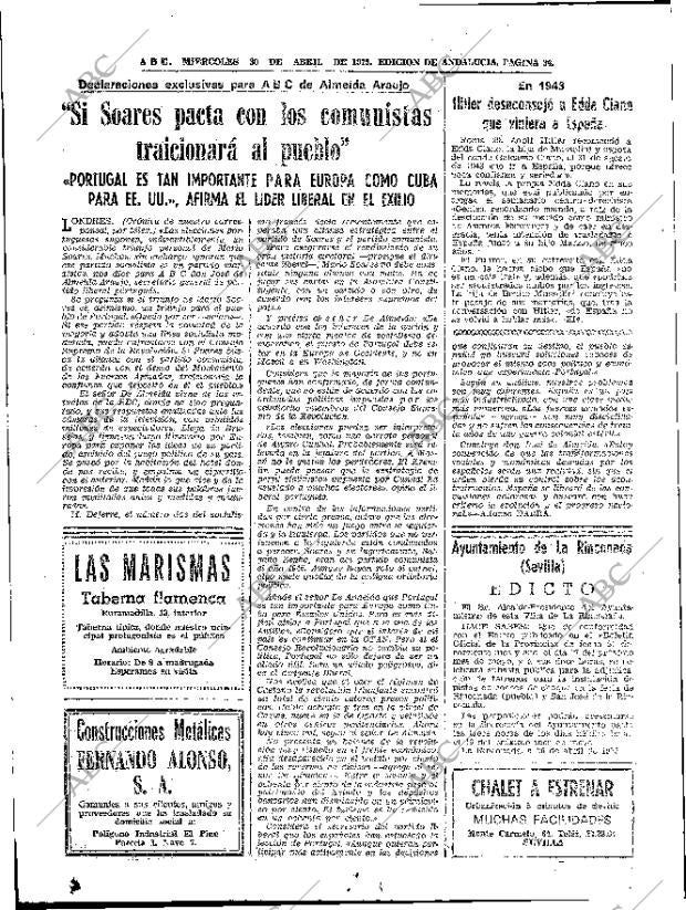 ABC SEVILLA 30-04-1975 página 34