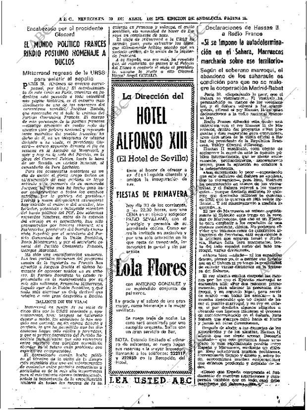 ABC SEVILLA 30-04-1975 página 35