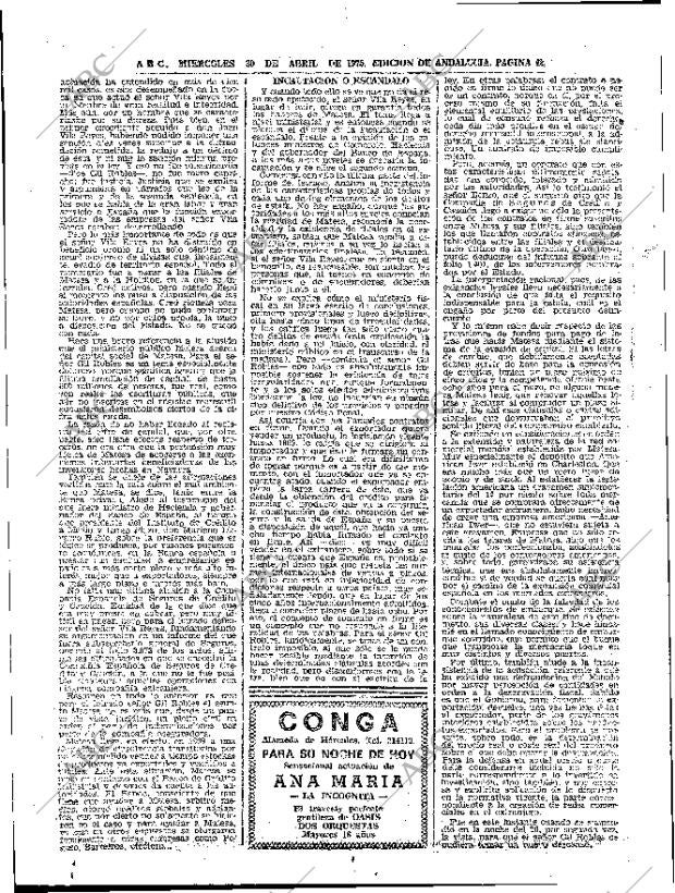 ABC SEVILLA 30-04-1975 página 42