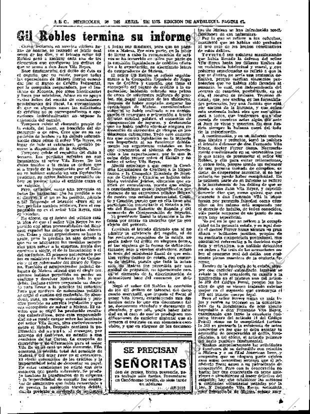 ABC SEVILLA 30-04-1975 página 43