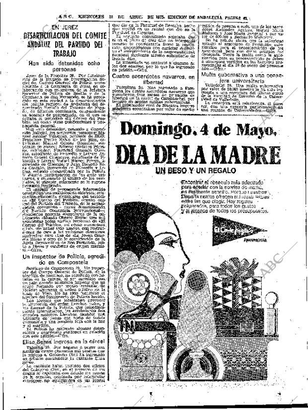 ABC SEVILLA 30-04-1975 página 47