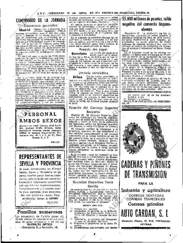 ABC SEVILLA 30-04-1975 página 50