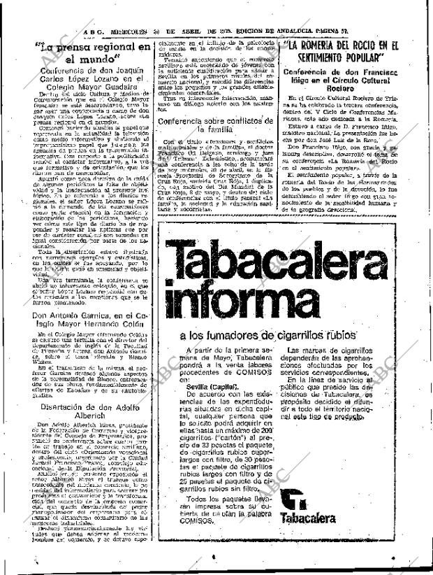 ABC SEVILLA 30-04-1975 página 57