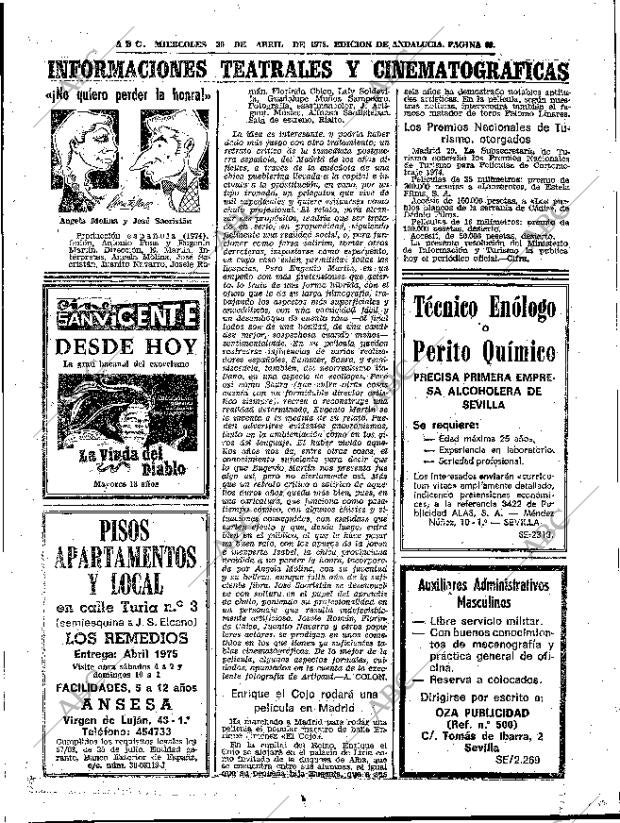 ABC SEVILLA 30-04-1975 página 69