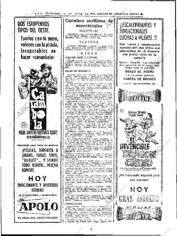 ABC SEVILLA 30-04-1975 página 70