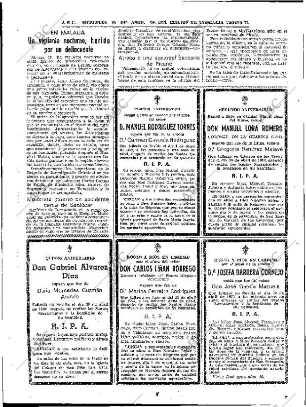 ABC SEVILLA 30-04-1975 página 72