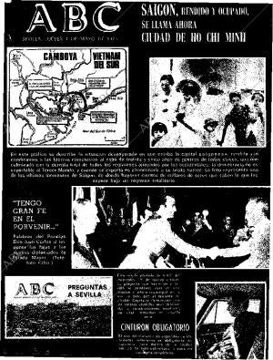 ABC SEVILLA 01-05-1975 página 1