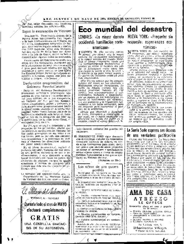 ABC SEVILLA 01-05-1975 página 16