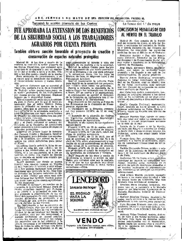 ABC SEVILLA 01-05-1975 página 21