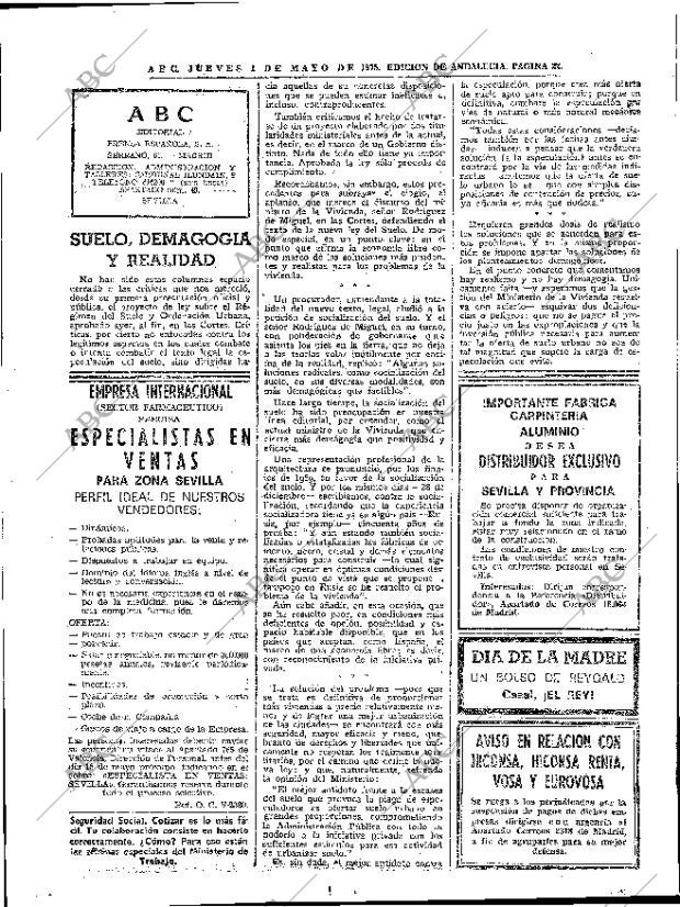 ABC SEVILLA 01-05-1975 página 22
