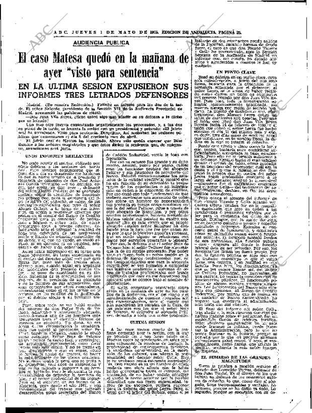 ABC SEVILLA 01-05-1975 página 25