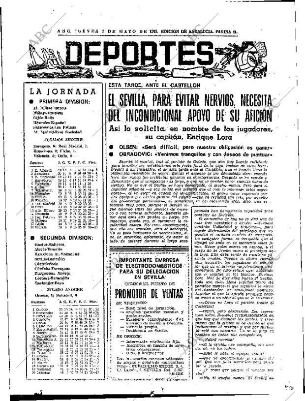 ABC SEVILLA 01-05-1975 página 41