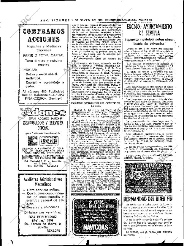 ABC SEVILLA 02-05-1975 página 64