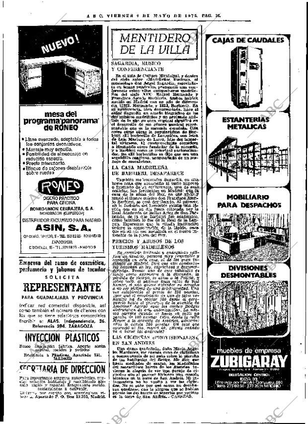 ABC MADRID 09-05-1975 página 56