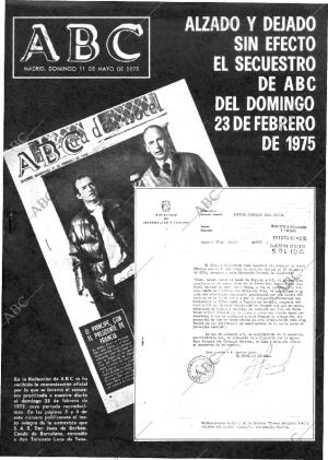 ABC MADRID 11-05-1975 página 1