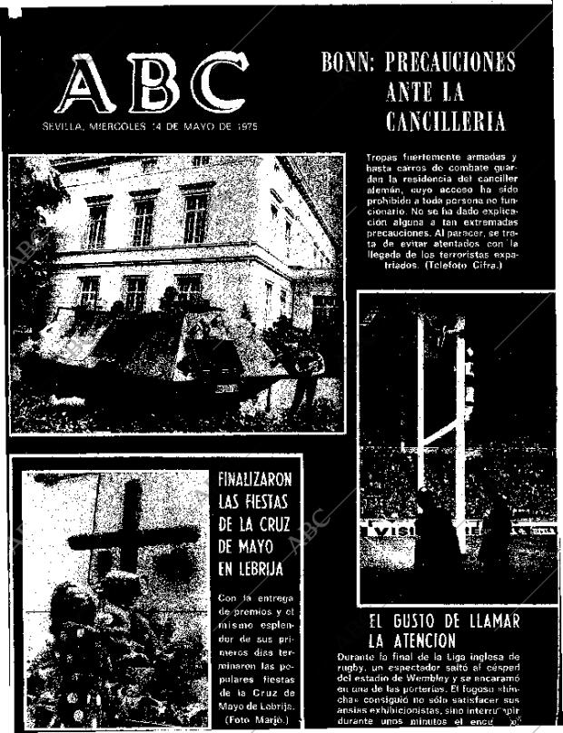 ABC SEVILLA 14-05-1975 página 1