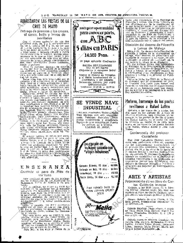 ABC SEVILLA 14-05-1975 página 54