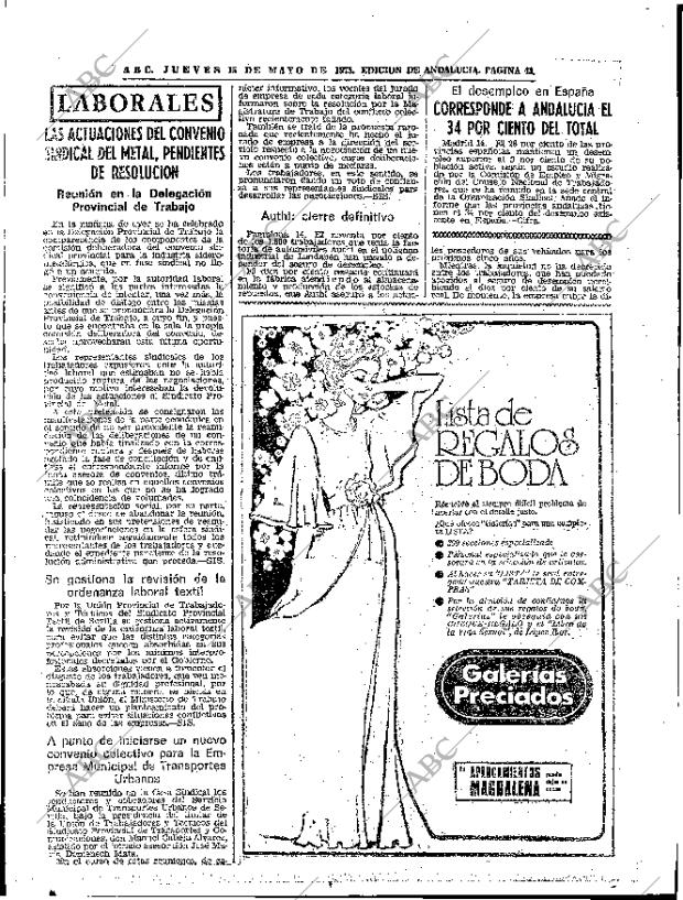 ABC SEVILLA 15-05-1975 página 43