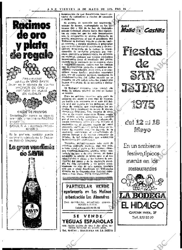 ABC MADRID 16-05-1975 página 42